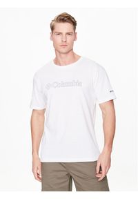columbia - Columbia T-Shirt Pacific Crossing II 2036472 Biały Regular Fit. Kolor: biały. Materiał: bawełna, syntetyk