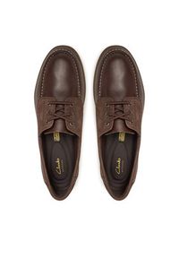 Clarks Mokasyny Bratton Boat 26181271 Brązowy. Kolor: brązowy. Materiał: skóra #3