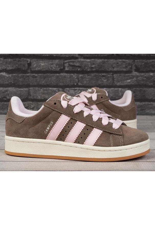 Buty damskie sportowe sneakersy Adidas ORYGINALS CAMPUS. Kolor: brązowy, różowy, wielokolorowy. Model: Adidas Campus