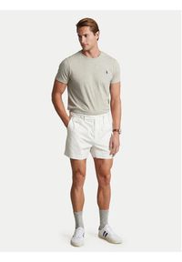 Polo Ralph Lauren T-Shirt Bsr 710680785 Szary Custom Slim Fit. Typ kołnierza: polo. Kolor: szary. Materiał: bawełna