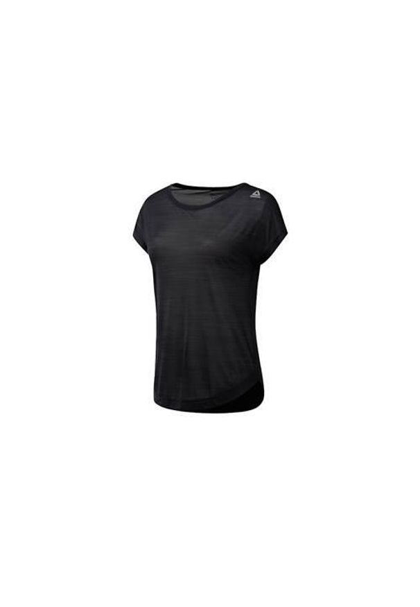 Koszulka sportowa damska Reebok Wor AC Tee. Kolor: czarny. Długość rękawa: krótki rękaw. Długość: krótkie