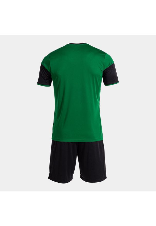 Zestaw Sportowy Unisex Joma Danubio III - Oddychający i Zrównoważony. Kolor: czarny, zielony, wielokolorowy. Materiał: dresówka. Sport: piłka nożna