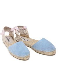 Manebi Espadryle Flat Valenciana M 3.0 P0 Niebieski. Kolor: niebieski. Materiał: zamsz, skóra #6