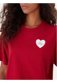 Hugo - HUGO T-Shirt Vintag 50551445 Czerwony Regular Fit. Kolor: czerwony. Materiał: bawełna