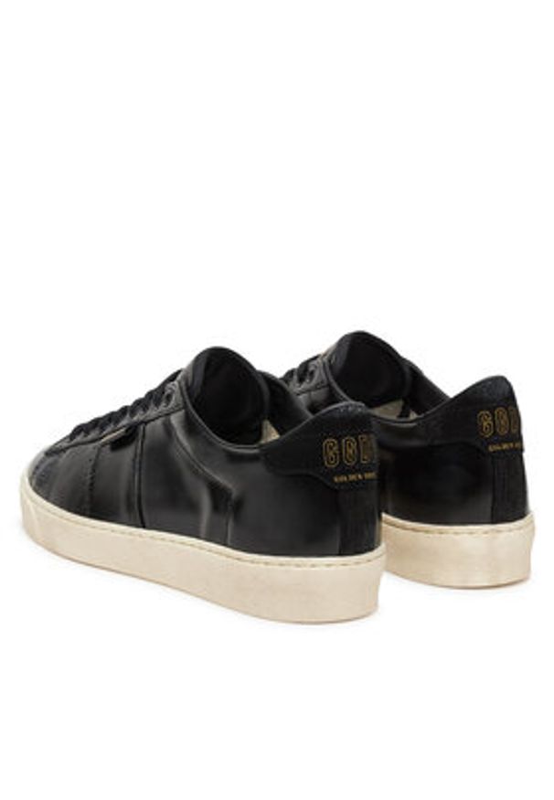 GOLDEN GOOSE Sneakersy Matchstar GMF00796.F006922.90100 Czarny. Kolor: czarny. Materiał: skóra