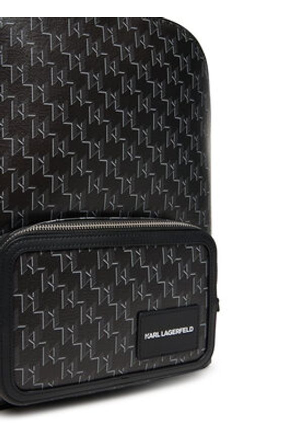 Karl Lagerfeld - KARL LAGERFELD Plecak A1W30188 Czarny. Kolor: czarny. Materiał: skóra