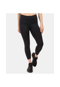 Damskie legginsy fitness Kilpi RIVIAN-W z funkcją OPTI-DRY. Kolor: czarny. Sport: fitness