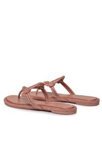 Tory Burch Japonki Miller Knotted Pave 152177 Różowy. Kolor: różowy. Materiał: skóra #4