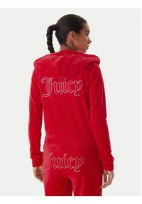 Juicy Couture Bluza Madison JCWAS225306 Czerwony Slim Fit. Kolor: czerwony. Materiał: syntetyk #5
