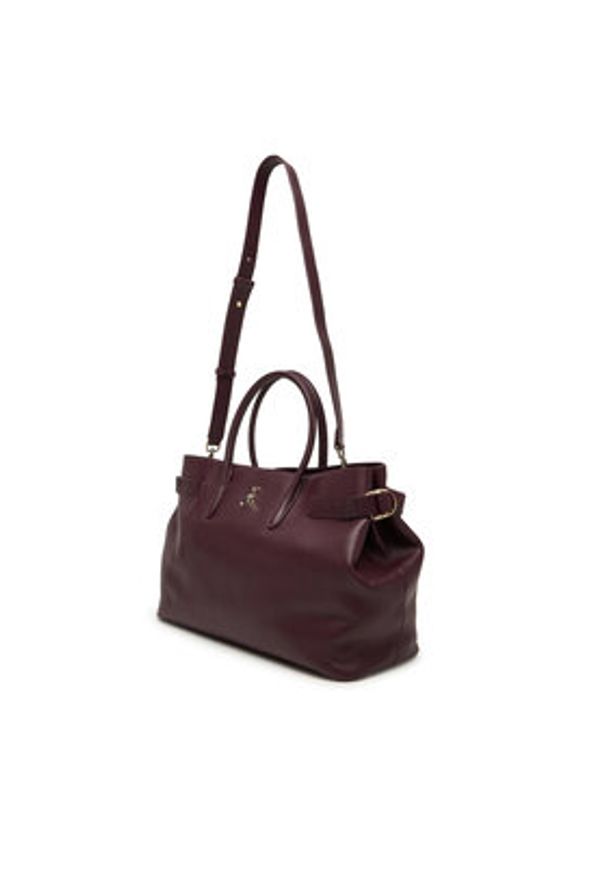 Patrizia Pepe Torebka 8B0270 L162 M536 Fioletowy. Kolor: fioletowy. Materiał: skórzane