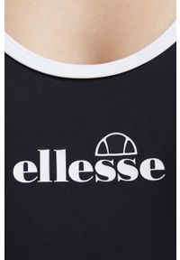 Ellesse jednoczęściowy strój kąpielowy kolor czarny lekko usztywniona miseczka SGR17821-BLACK. Kolor: czarny. Materiał: materiał #4