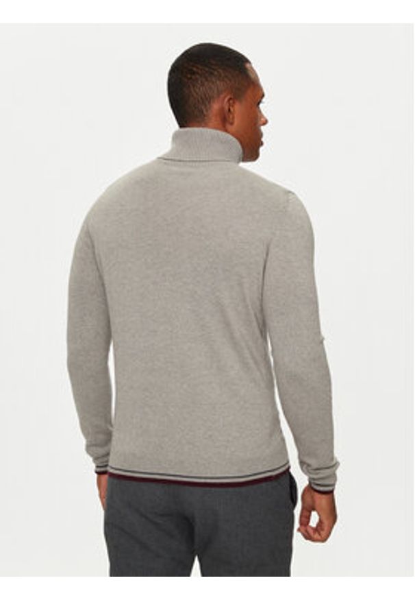 Colmar Golf 4401 6YR Beżowy Regular Fit. Typ kołnierza: golf. Kolor: beżowy. Materiał: syntetyk, wiskoza
