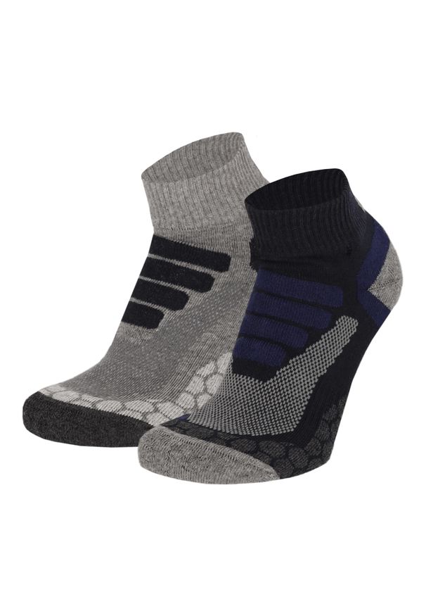 XTREME SOCKSWEAR - Skarpety turystyczne Quarter Xtreme 2 par Multi Niebieski. Kolor: niebieski. Sport: turystyka piesza