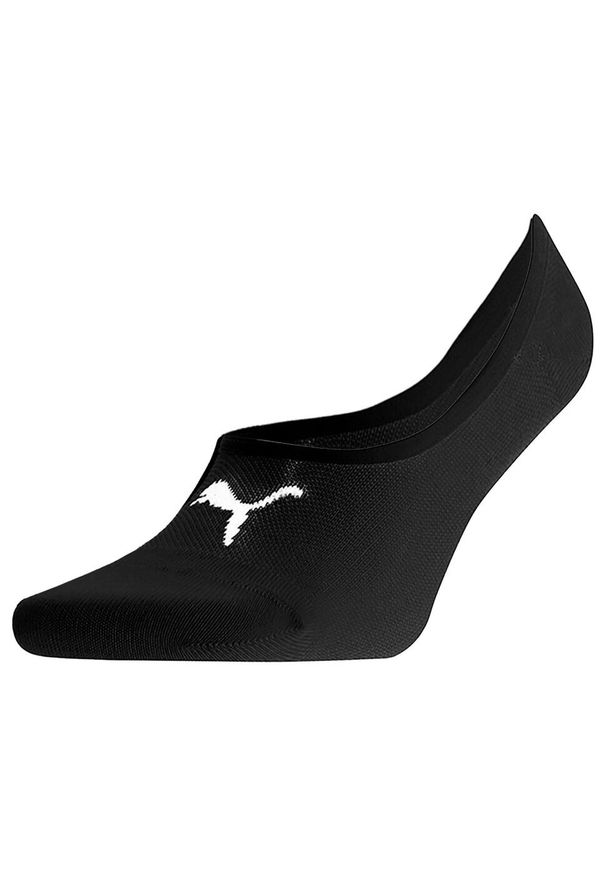 Skarpety damskie Puma FOOTIE. Kolor: czarny. Materiał: materiał, bawełna. Sport: turystyka piesza, kolarstwo
