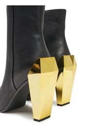 United Nude Botki Gem Bootie Hi 1087756216 Czarny. Kolor: czarny. Materiał: skóra #5