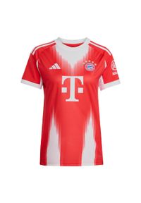 Adidas - Koszulka FC Bayern 25/26 Home. Kolor: czerwony. Sport: piłka nożna