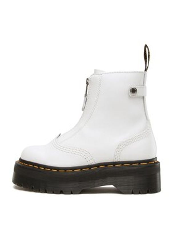 Dr. Martens Glany Jetta 27656100 Biały. Kolor: biały. Materiał: skóra