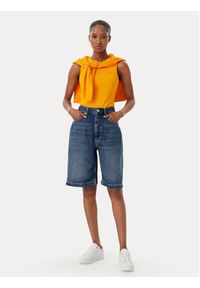 TOMMY HILFIGER - Tommy Hilfiger Szorty jeansowe WW0WW48597 Niebieski Relaxed Fit. Kolor: niebieski. Materiał: jeans #3