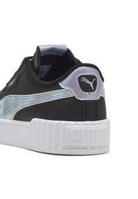 Puma - Dziecięce sneakersy Carina 3.0 Space Belle PUMA Black Cool Blue. Kolor: czarny, niebieski, wielokolorowy. Sport: turystyka piesza, tenis
