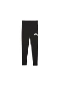 Puma - Damskie legginsy PUMA SQUAD PUMA Black. Kolor: czarny. Materiał: dresówka