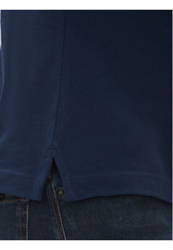 Versace Jeans Couture Polo 78GAGT08 Granatowy Regular Fit. Typ kołnierza: polo. Kolor: niebieski. Materiał: bawełna