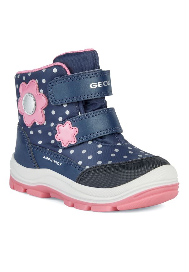 Śniegowce Geox B Flanfil Girl B Abx B363WB 0MNBC C4268 M Navy/Fuchsia. Kolor: niebieski