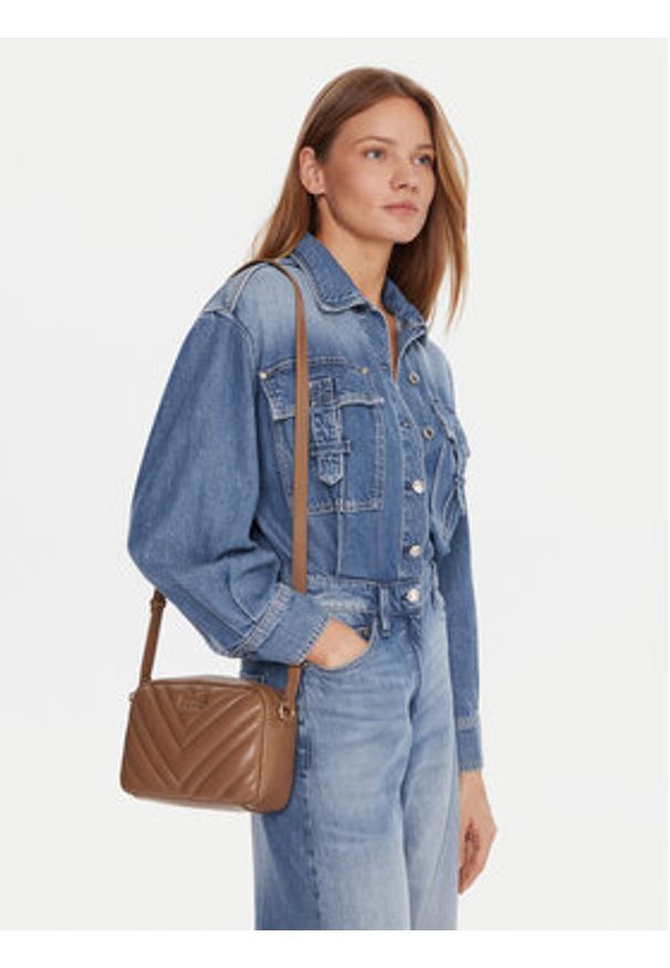 Liu Jo Torebka Lunny AF5187 E0426 Brązowy. Kolor: brązowy. Materiał: skórzane