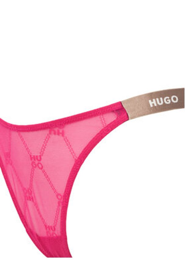 Hugo - HUGO Stringi 50535238 Różowy. Kolor: różowy. Materiał: syntetyk
