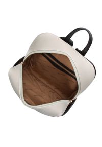 Wittchen - Damski plecak z poziomym paskiem. Kolor: wielokolorowy, kremowy, czarny. Materiał: skóra ekologiczna. Wzór: geometria. Styl: elegancki, sportowy #4