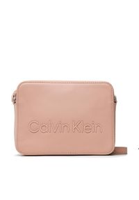 Calvin Klein Torebka Ck Set Camera Bag K60K610180 Różowy. Kolor: różowy. Materiał: skórzane