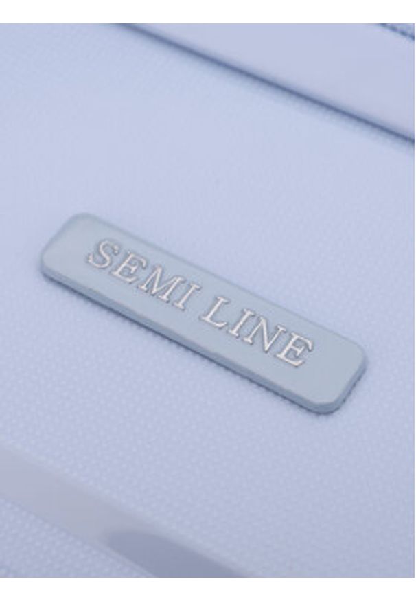 Semi Line Walizka średnia T5907-3 Błękitny. Kolor: niebieski