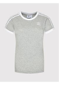 Adidas - adidas T-Shirt adicolor Classics 3-Stripes H33576 Szary Standard Fit. Kolor: szary. Materiał: bawełna