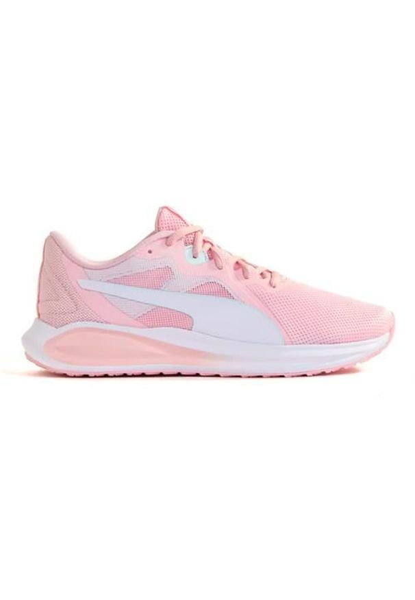 Buty treningowe dla dzieci Puma Twitch Runner Mutant JR. Zapięcie: sznurówki. Kolor: różowy. Materiał: guma, materiał, tkanina, syntetyk. Szerokość cholewki: normalna