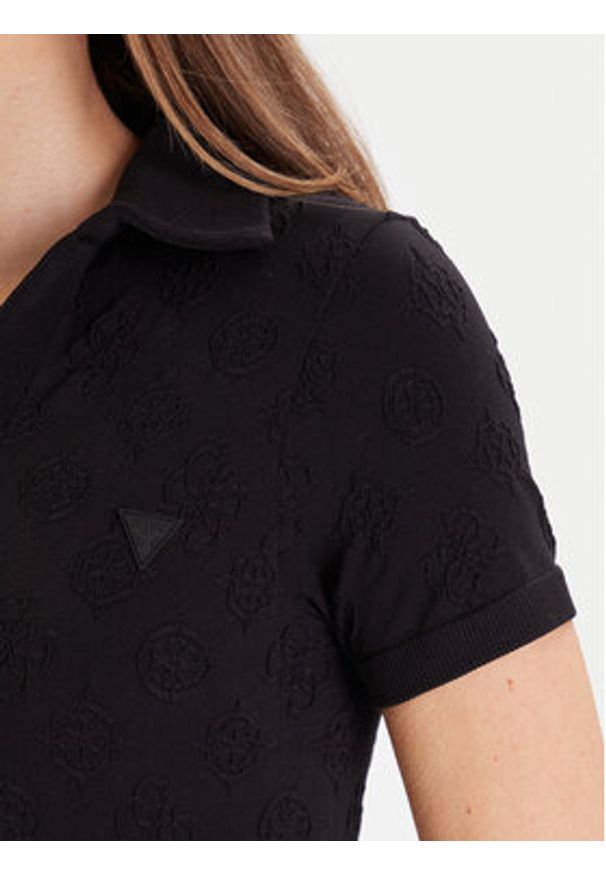 Guess Sukienka codzienna V5YK05 Z3OA0 Czarny Regular Fit. Okazja: na co dzień. Kolor: czarny. Materiał: syntetyk. Typ sukienki: proste. Styl: casual