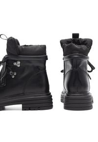 DeeZee Trzewiki LEDA WS6126-09 Czarny. Kolor: czarny. Materiał: materiał #2