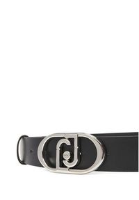 Liu Jo Pasek Damski Hips Belt 3,5 Cm AF5242 P0062 Czarny. Kolor: czarny. Materiał: skóra