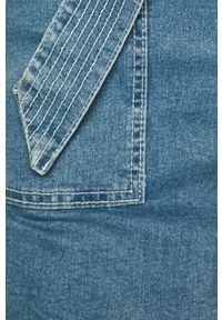 Glamorous - Spódnica jeansowa. Okazja: na co dzień. Kolor: niebieski. Materiał: jeans. Wzór: gładki. Styl: casual #2