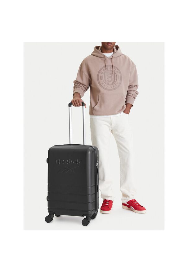 Walizka średnia Reebok. Kolor: czarny