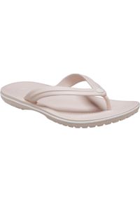 Klapki damskie Crocs Crocband Flip. Kolor: różowy. Styl: sportowy
