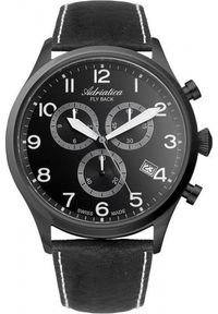 Zegarek Adriatica Zegarek męski Adriatica A8267.B224CH czarny. Kolor: czarny #1