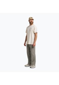 Koszulka męska Jack Wolfskin Essential. Kolor: beżowy. Sport: turystyka piesza