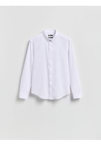 Reserved - Koszula slim fit - biały. Kolor: biały. Materiał: tkanina #1