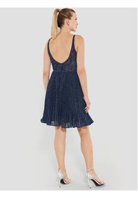 Swing Sukienka koktajlowa 5AD19700 Granatowy Regular Fit. Kolor: niebieski. Materiał: syntetyk. Styl: wizytowy #3