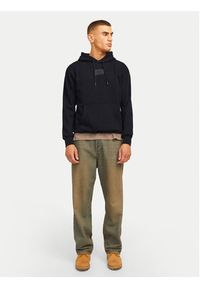 Jack & Jones - Jack&Jones Bluza Hakkai 12256841 Czarny Relaxed Fit. Kolor: czarny. Materiał: bawełna, syntetyk #7