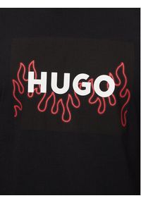 Hugo T-Shirt Dulive 50506989 Czarny Regular Fit. Kolor: czarny. Materiał: bawełna #6
