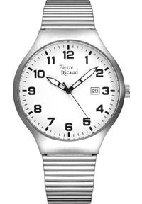 Zegarek Pierre Ricaud Zegarek męski Pierre Ricaud P91084.5123Q srebrny. Kolor: srebrny #1