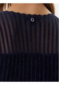 Guess Sukienka dzianinowa W5BK63 Z0890 Granatowy Slim Fit. Kolor: niebieski. Materiał: syntetyk #5