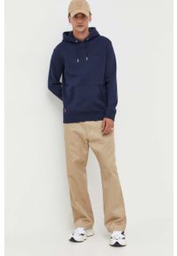 Superdry bluza męska kolor granatowy z kapturem gładka. Typ kołnierza: kaptur. Kolor: niebieski. Materiał: bawełna, poliester. Wzór: gładki #3