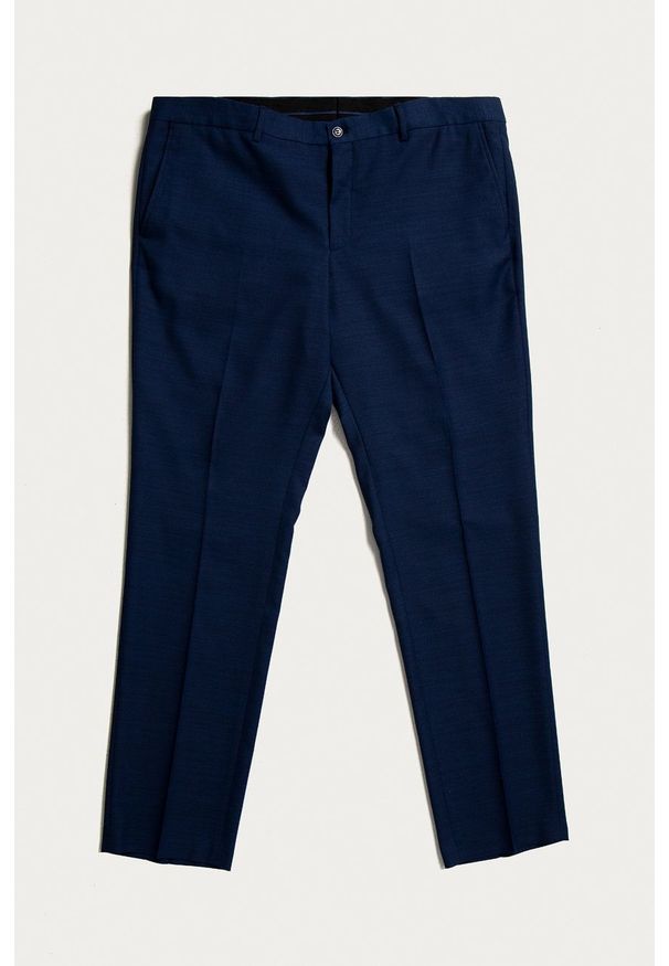 Premium by Jack&Jones - Spodnie. Kolor: niebieski. Materiał: tkanina