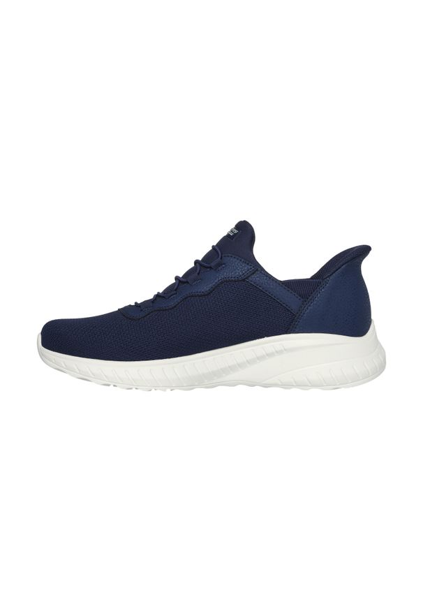 skechers - Buty męskie SKECHERS Slip-ins Bobs Squad Chaos Daily Hype. Kolor: niebieski